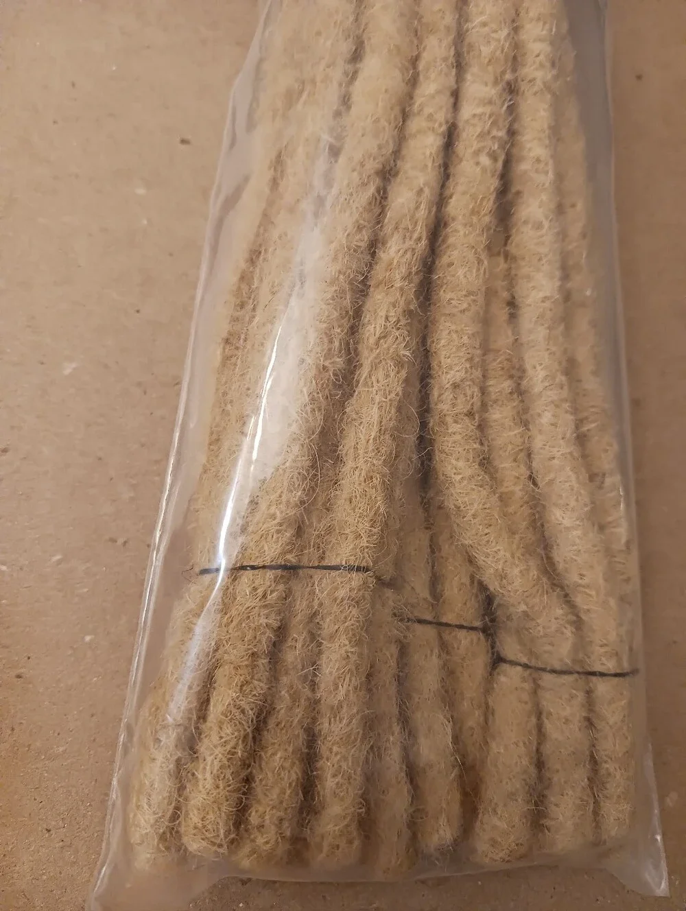 Short Dreadlocks Hippie Men 100% Synthetic Handmade Hair Extensions Dread Locs